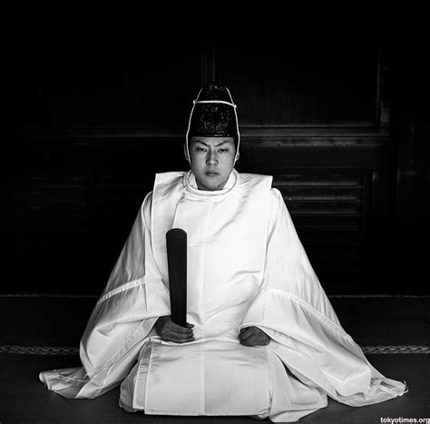 Shinto Priests Perform Shinto Rituals And Often Live On The Shrine