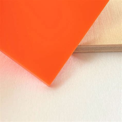 Orange Acrylic For Laser Cutting Makerstock