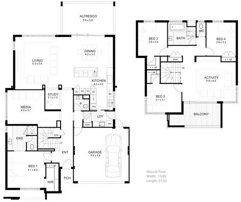 Two Story House On Bloxburg Layout