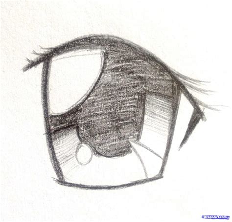 Cool And Easy Drawing Of A Anime Eye Dibujar Ojos De