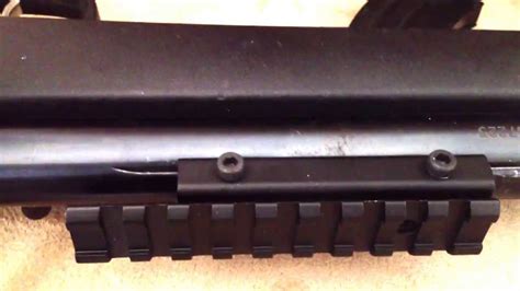 Dovetail To Weaver One Piece Scope Mount On A Savage Mkii 22lr Youtube