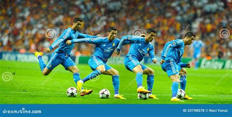 Cristiano Ronaldo Dribbling In Action Editorial Stock Photo Image