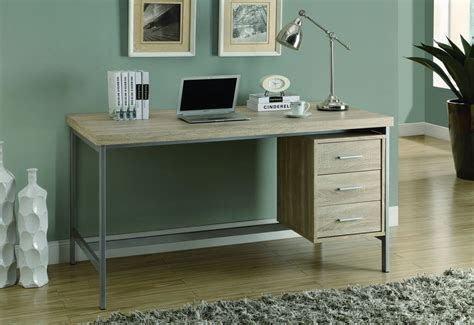 Natural Reclaimed Three Drawer Contemporary 60 Office Desk