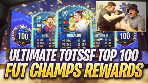 Cette année, les tots s'appellent les totssf (team of the season so far). WE PACKED A 99!!! ULTIMATE TOTS TOP 100 FUT CHAMPIONS ...