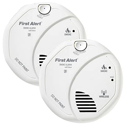 First Alert Sa511cn2 3st Interconnected Wireless Battery Operated Smoke