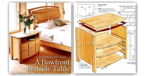 Bedside Table Plans Woodarchivist