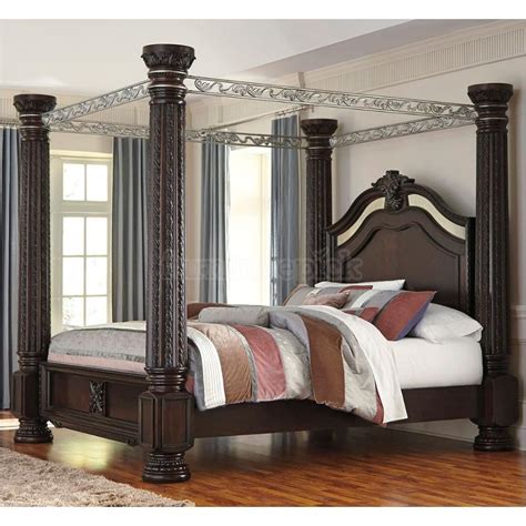 Ashley furniture king bed decor for sale, from signature design by bbb and colors including different styles for sale these sales. B717-72-ck Ashley Furniture Laddenfield - Dark Brown Bed