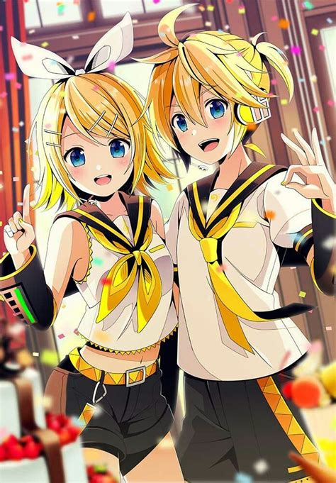 Rin And Len Rin E Len Kagamine Rin And Len Anime Siblings Anime Love