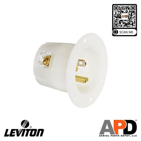 leviton 5278c flanged inlet receptacle aerial parts depot