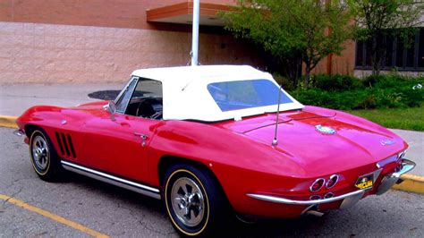 1965 Chevrolet Corvette Convertible Red Corvette Chevrolet Corvette