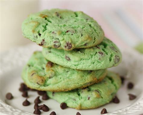 Mint Chocolate Chip Cookies Mint Chocolate Chip Cookies Chocolate
