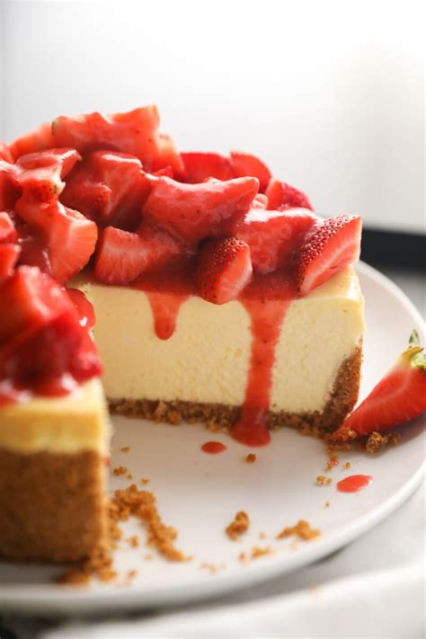 classic strawberry cheesecake recipe lauren s latest