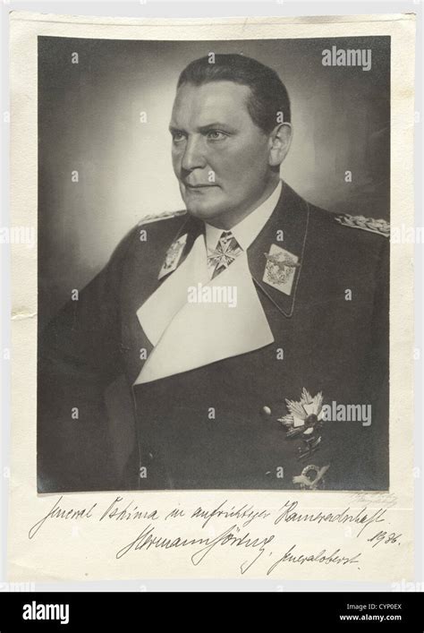 hermann göring a dedication photograph to general hiroshi oshima 1936 large sized picture of