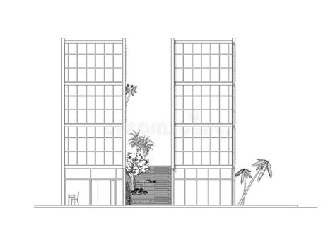 Side Elevation Of Modern Building Stock Image Image 18272121