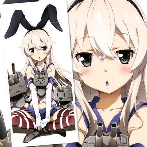 45x95cm Kantai Collection Fleet Girls Shimakaze Sexy Cartoon Anime Art Wall Picture Mural Poster