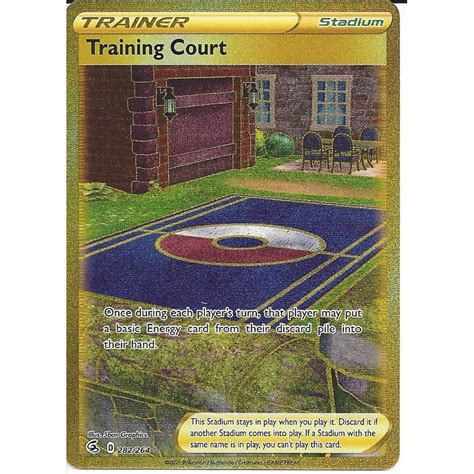 Pokemon Trading Card Game 282264 Training Court Secret Rare Card