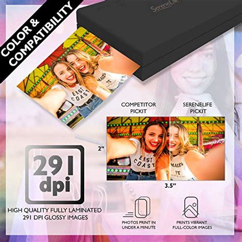 Portable Instant Mobile Photo Printer Wireless Color Picture Printing