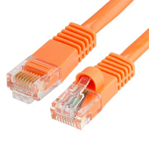 Cmple Rj45 Cat5 Cat5e Ethernet Lan Network Cable 10 Ft Orange