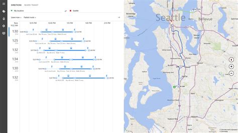 Bing Maps 预览版应用加入新的公交搜索体验 Livesino 中文版