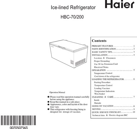 Haier Refrigerator Hbc Users Manual A