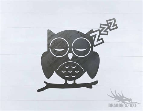 Owl Design 2 Dxf Download — Dragondxf