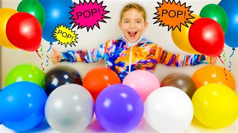 Learn Colors With Balloons For Children Apprendre Les Couleurs Avec