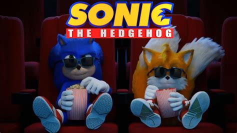 Sonic The Hedgehog Movie Sonic And Tails Watching The Sonic Movie