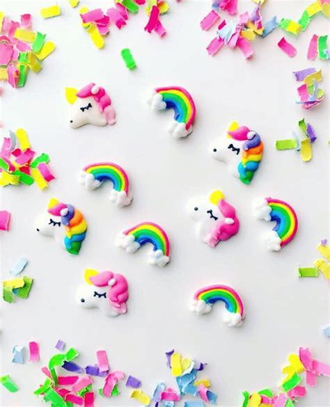 Sugar Unicorns And Rainbows Confettiandsprinkles Sprinkles Sugar