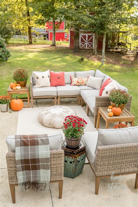 Affordable Fall Decor 6 Tips For Southern Outdoor Patio Decorating And