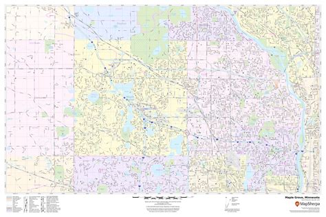 Maple Grove Map Minnesota