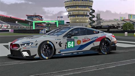The bmw m8 gte is an endurance grand tourer (gt) car constructed by the german automobile manufacturer bmw. Virtual Le Mans dress rehearsal: the BMW M8 GTE is in action at the first 'BMW 120 at Le Mans ...