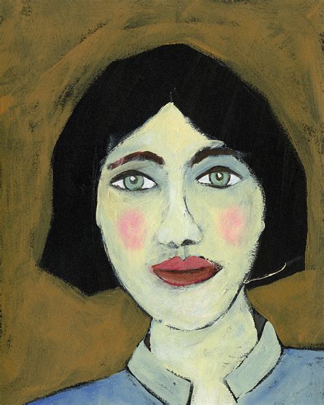 Green Eyed Girl II Painting By Regina Moore Fine Art America