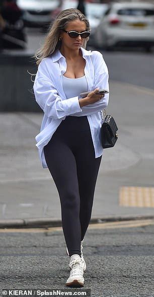 Molly Mae Hague Puts On A Busty Display In Skin Tight Leisurewear As She Steps Out In Manchester