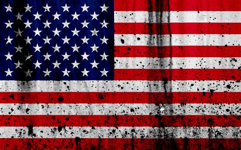 Rifle American Flag 4K Wallpaper
