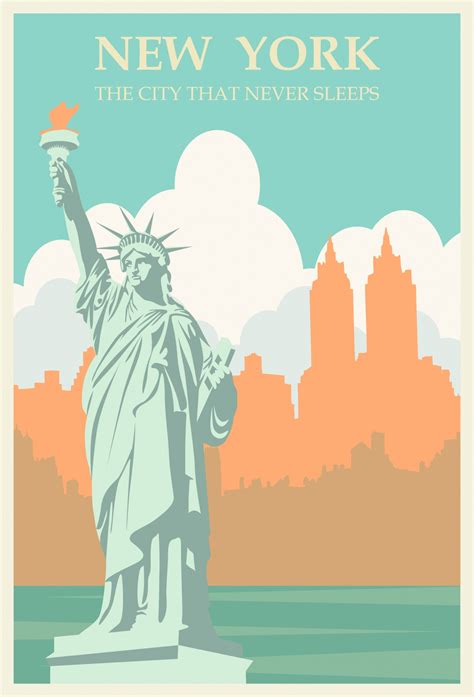 New York Travel Poster Free Stock Photo - Public Domain Pictures