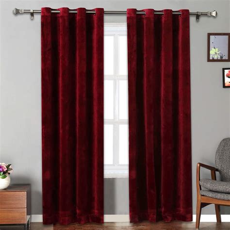 Burgundy Velvet Curtains Curtains And Drapes 2023