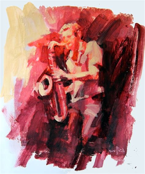Jazz Musician Painting — Paintings By Patti Mollica