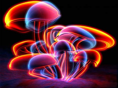 Neon Mushroom Wallpapers Top Free Neon Mushroom Backgrounds