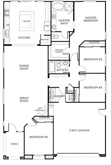 Maybe you would like to learn more about one of these? New 3 Bedroom Rectangular House Plans - New Home Plans Design