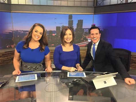 Katie Boer Kcpq Weather With Anchors Jamie Tompkins And Matt Lorch