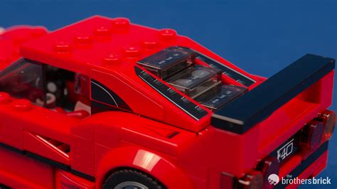 The ferrari f40 competizione is one of many cars recreated in lego's speed champions toy. LEGO Speed Champions 75890 Ferrari F40 Competizione-17 | The Brothers Brick | The Brothers Brick