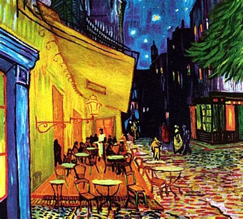 Van Gogh Painting Cafe At Night