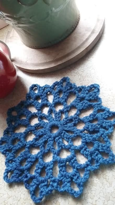 Motif In Worsted For A Doily Homemade Doilies Worsted