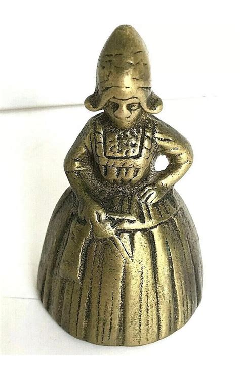 vintagebrass dutch girl figurine bell 3 etsy vintage brass etsy vintage dutch girl