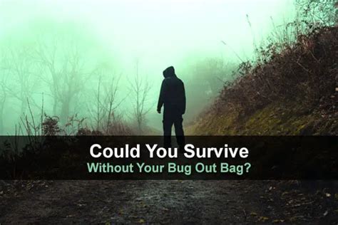 Could You Still Survive Without Your Bug Out Bag Urban Survival Site