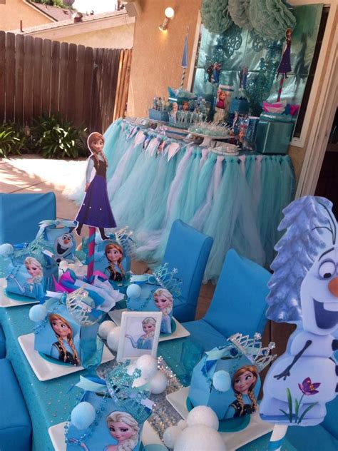 Disney Frozen Birthday Party Ideas Photo 9 Of 10 Catch My Party