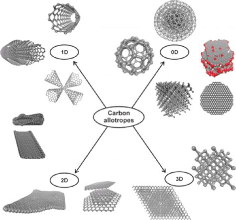 Structures Of Different Forms Of Carbon Allotropes Reproduced With