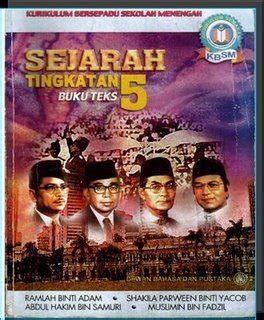 Buku teks tahun 1 matematik; caknasejarah: Laman Web Buku Teks Sejarah Tingkatan 5