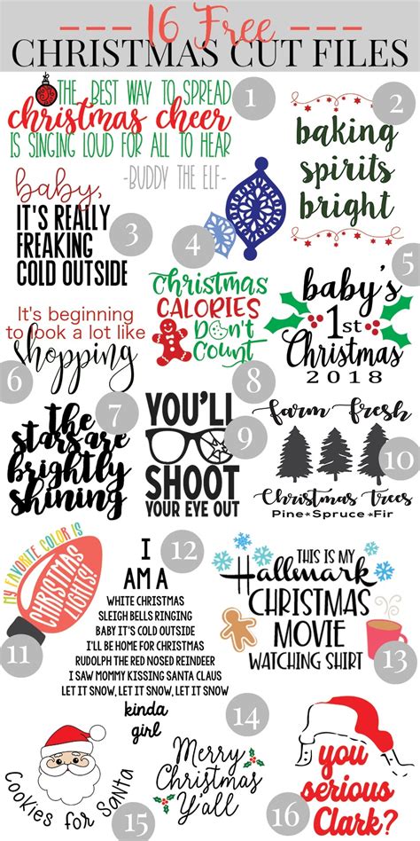 All of our downloads include an image, silhouette file, and.svg file. 16 Free Christmas SVG Files + Cricut EasyPress 2 Review