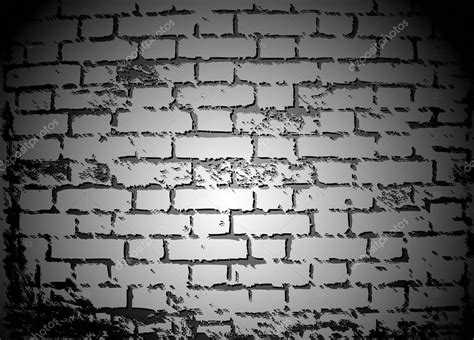 Black And White Brick Wall Vector — Stock Vector © Emaria 4265924